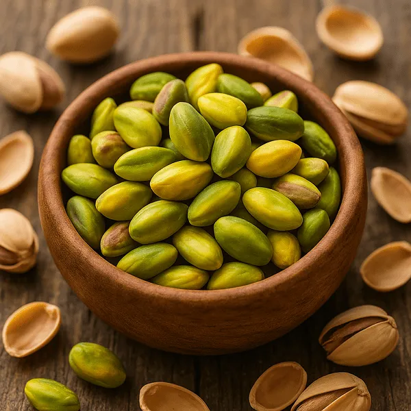 راهنمی خرید مغز پسته فندقی | عکس مغز پسته فندقی در کاسه سفالی
